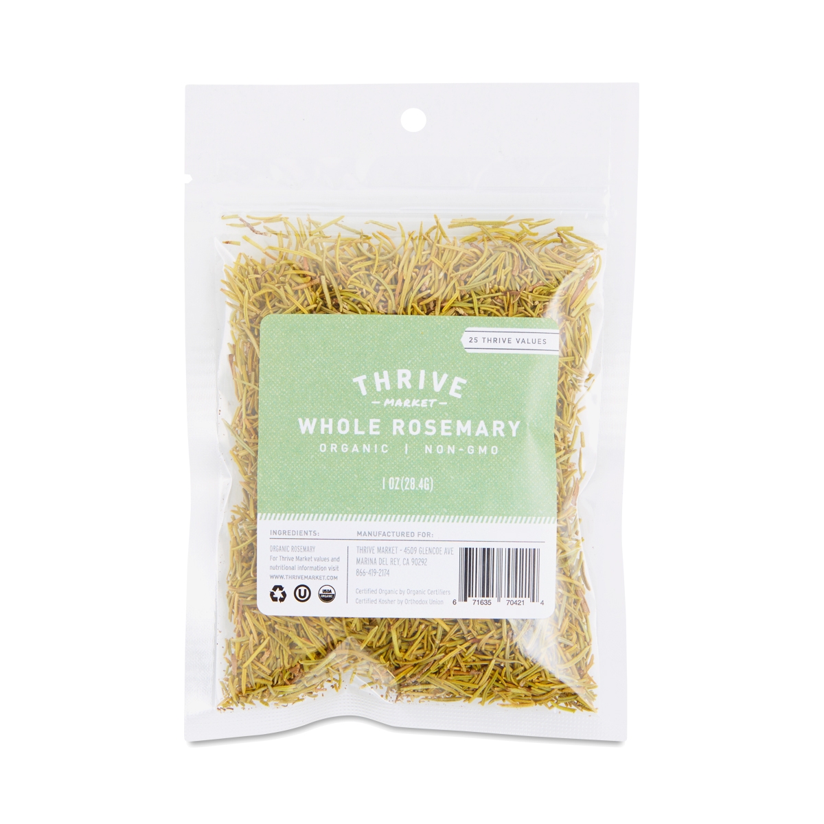 Thrive Market Organic Whole Rosemary 1 oz packet