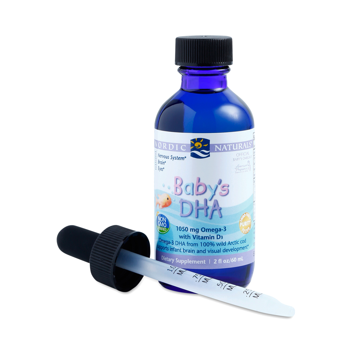 Nordic Naturals Baby’s DHA, Unflavored 2 oz bottle
