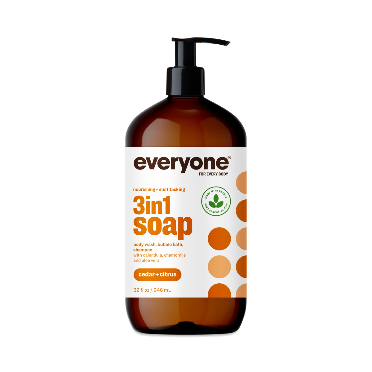 Everyone Soap for Men, Cedar & Citrus 32 fl oz bottle