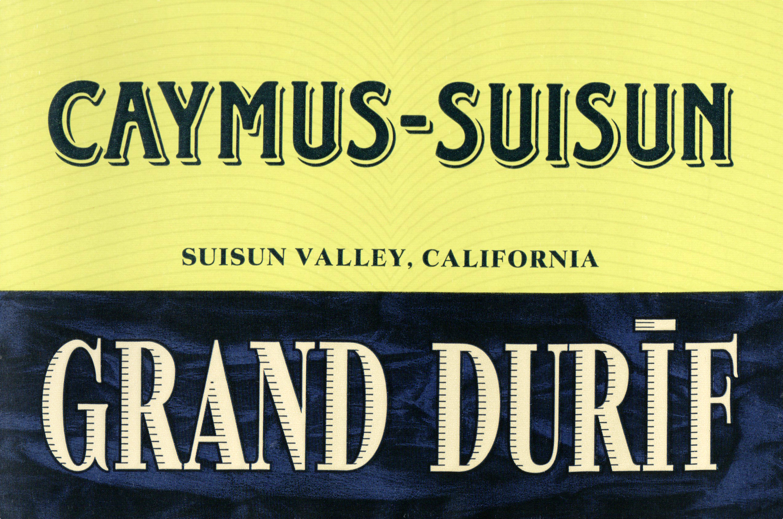 Caymus Grand Durif 2019