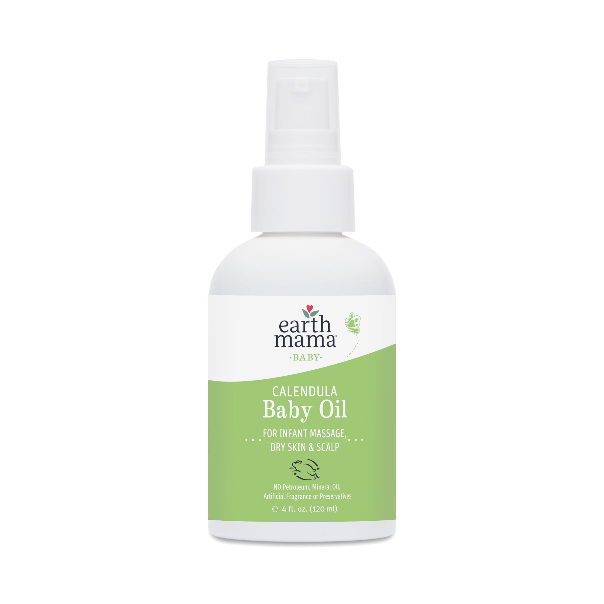 Earth Mama Calendula Baby Oil 4 oz bottle