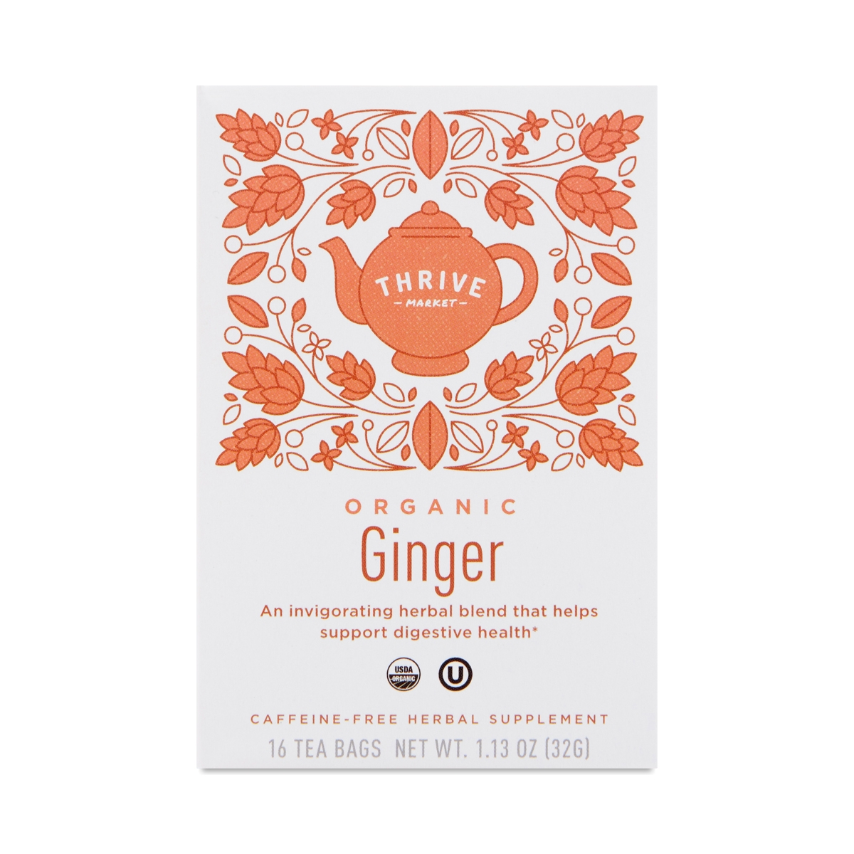 Thrive Market Organic Ginger Tea 16 count