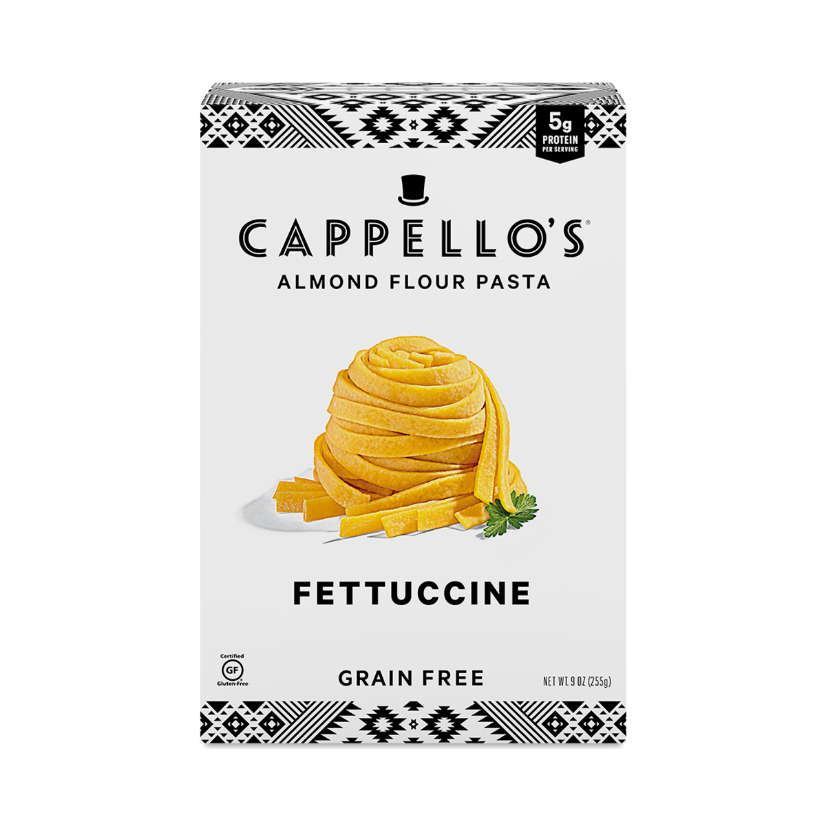 2-Pack Cappello's Gluten Free Fettuccine 9 oz box