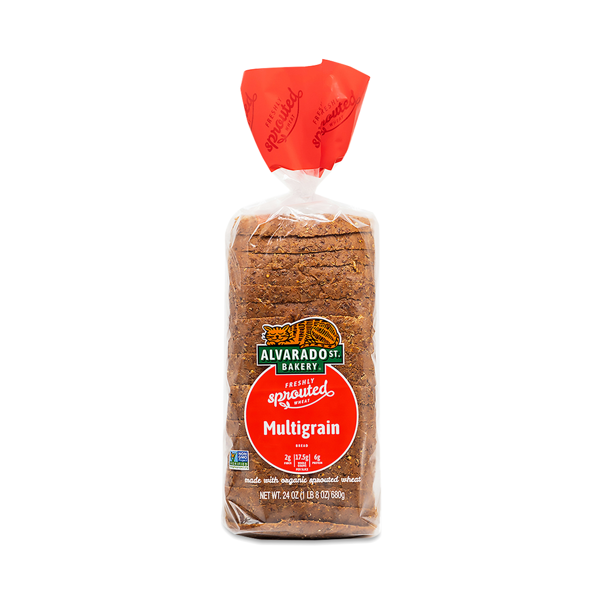 2-Pack Alvarado Street Bakery Sprouted Multigrain Bread 24 oz bag
