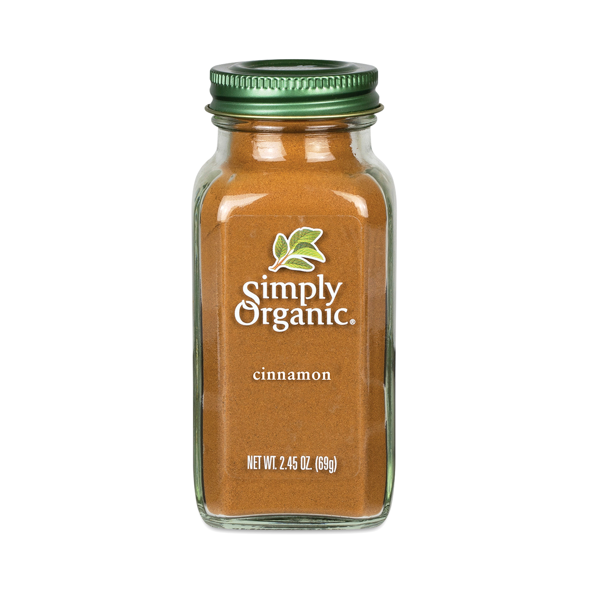 Simply Organic Ground Cinnamon 2.45 oz container