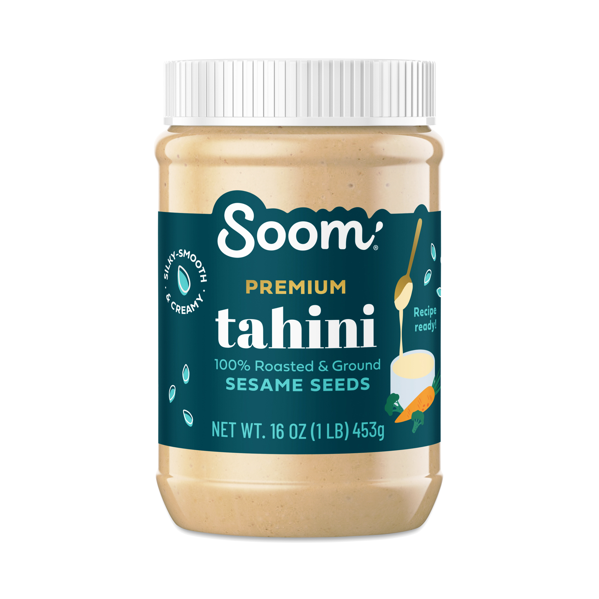 Soom Premium Tahini 16 oz jar
